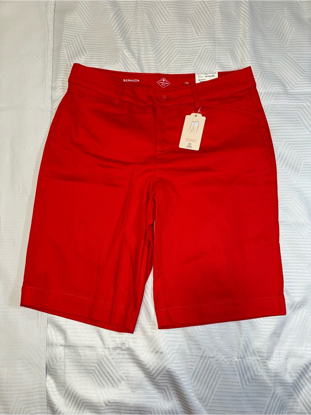 St. John's Bay Secretly Slender Tummy Control Bermuda Shorts Size 10/30